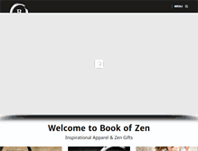 Tablet Screenshot of bookofzen.com